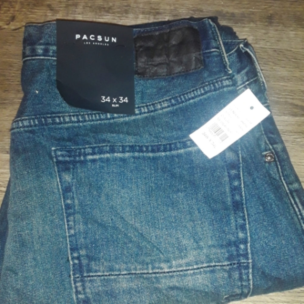 Pacsun Mens Straight Jeans NWT Size 34x34